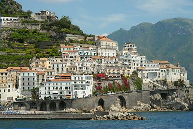 Häuserlandschaft in Amalfi