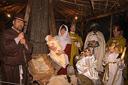 Maria und Josef mit den 3 heiligen Knigen