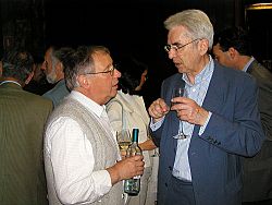 Valentin (links) mit Hr. Rosendorfer