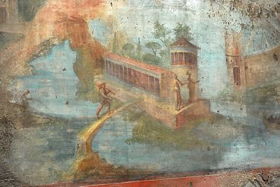 Fresken in der casa della fontana piccola